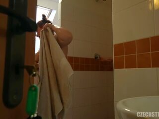 Czech Streets - Watching Girls Taking Shower: Voyeur sex movie feat. Zeynep Rossa