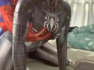 Spider Zentai Fuck: Free x rated clip vid 6c