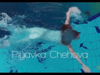 Piyavka Chehova big bouncy juicy tits underwater x rated clip shows