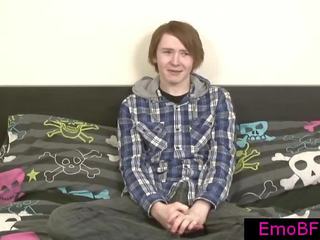 Sexy Redhead Emo Twink Stroking penis