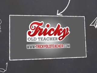 Tricky Old Teacher - Old Coach Challenges Teen into a
