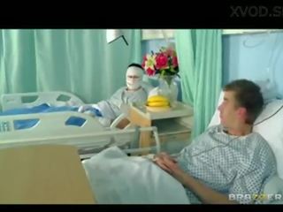 Fascinating Black Nurse Sucks & Fucks adult movie Addict Dannyd's Big-dick In Hospital [xVOD.se]