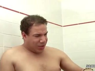 German Step-son Caught Mom in Bathroom and Seduce to.