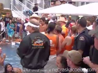Unspeakable debauchery at florida pool party