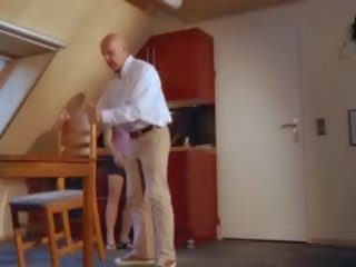 Business Old Man Fucks Fresh Teenie In House